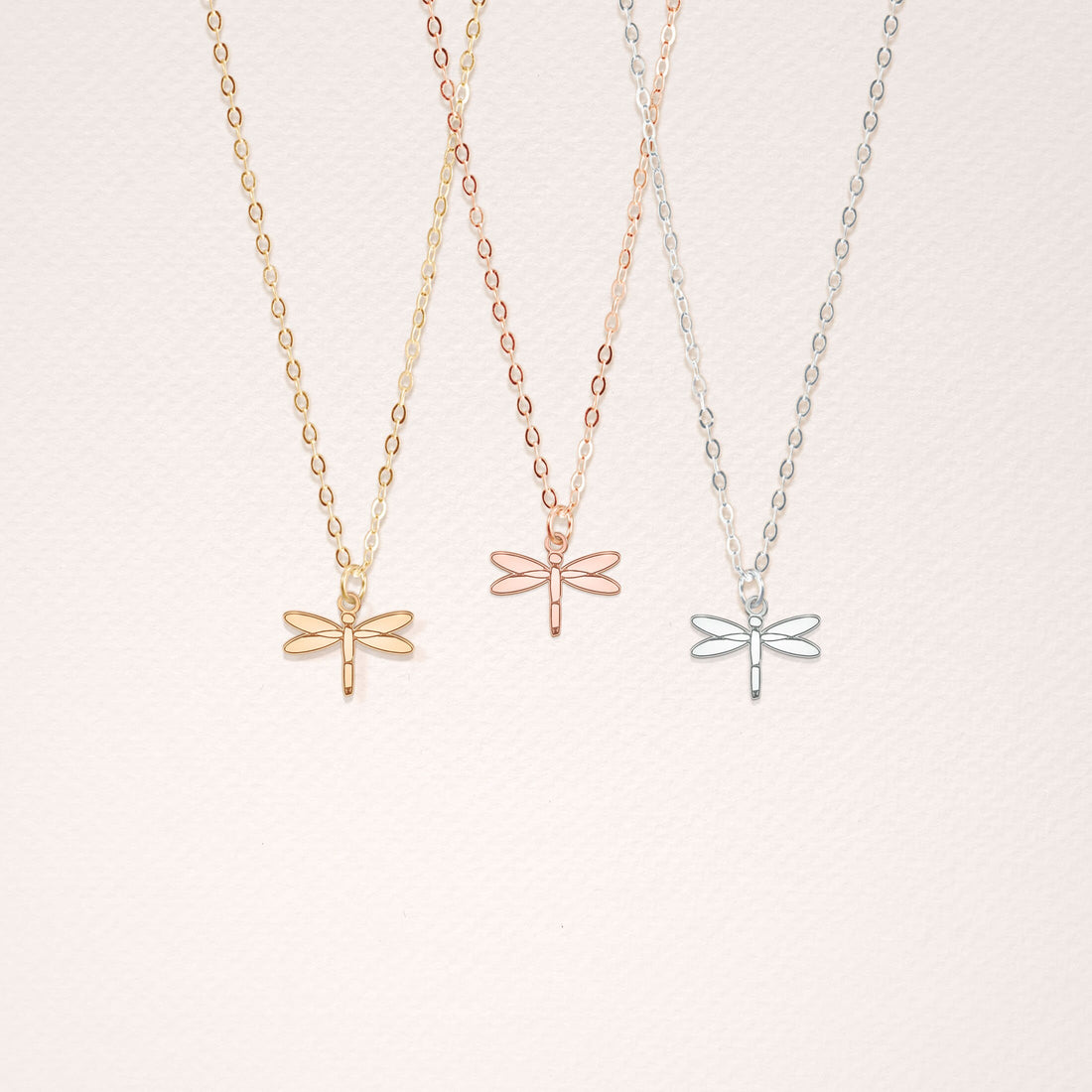 Dainty Dragonfly Pendant Necklace