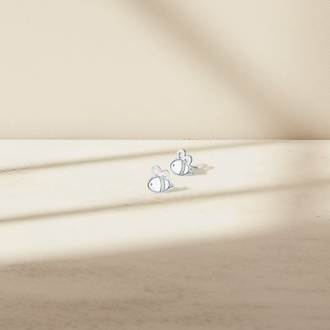 Cute Bee Stud Earrings
