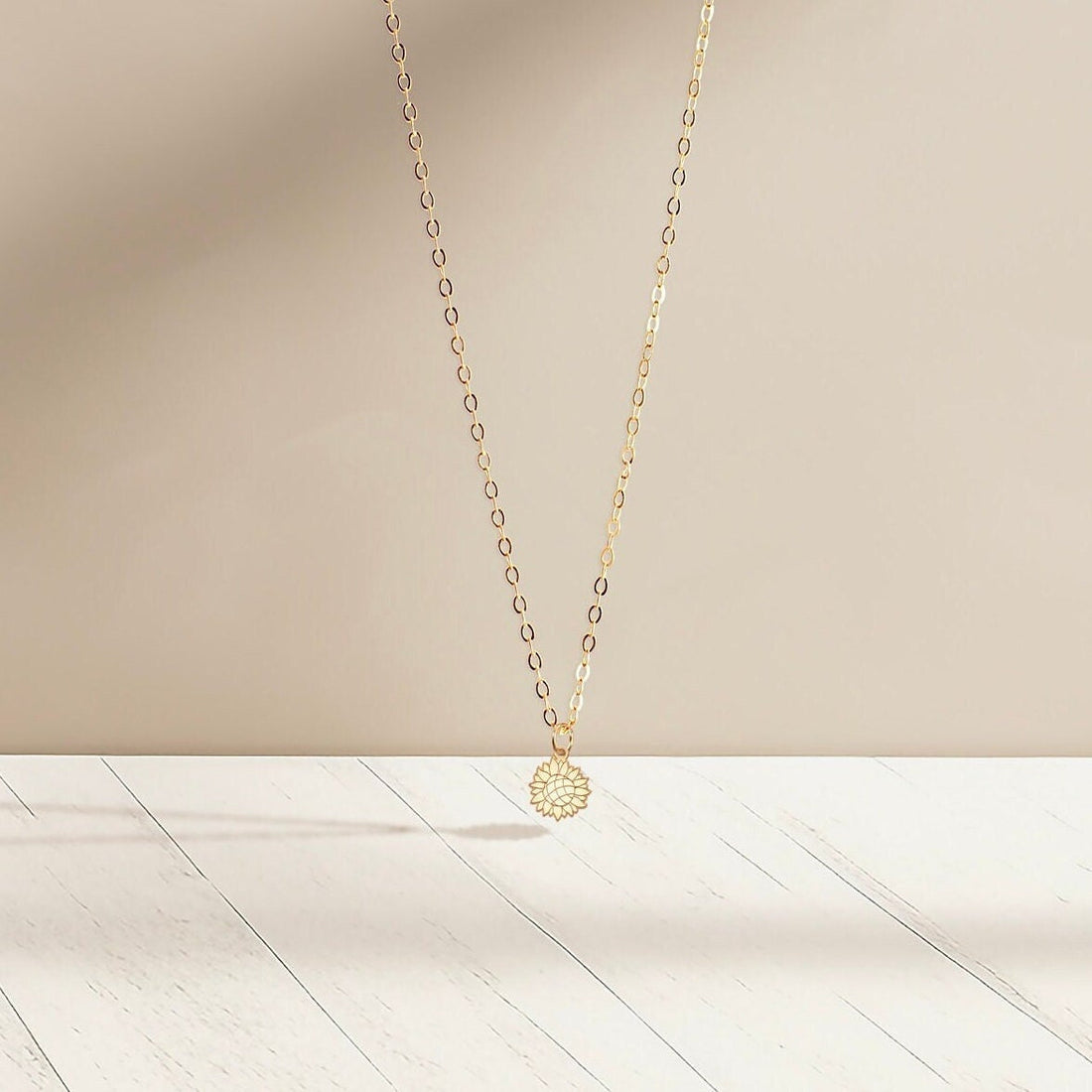 Sunflower Pendant Necklace