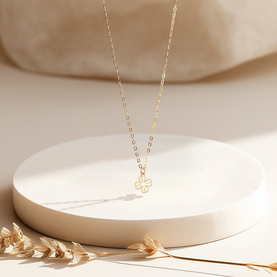 Four-Leaf Clover Pendant Necklace