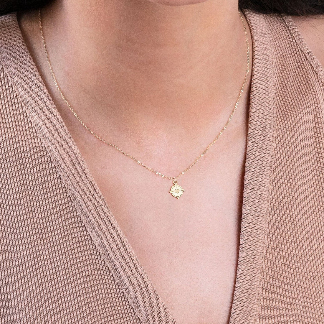 Heart Target Necklace