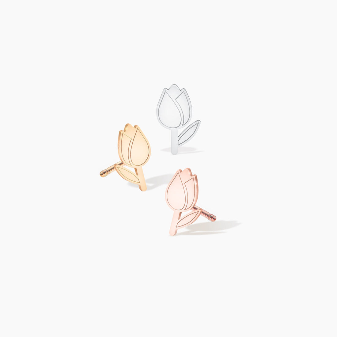 Tulip Flower Earrings