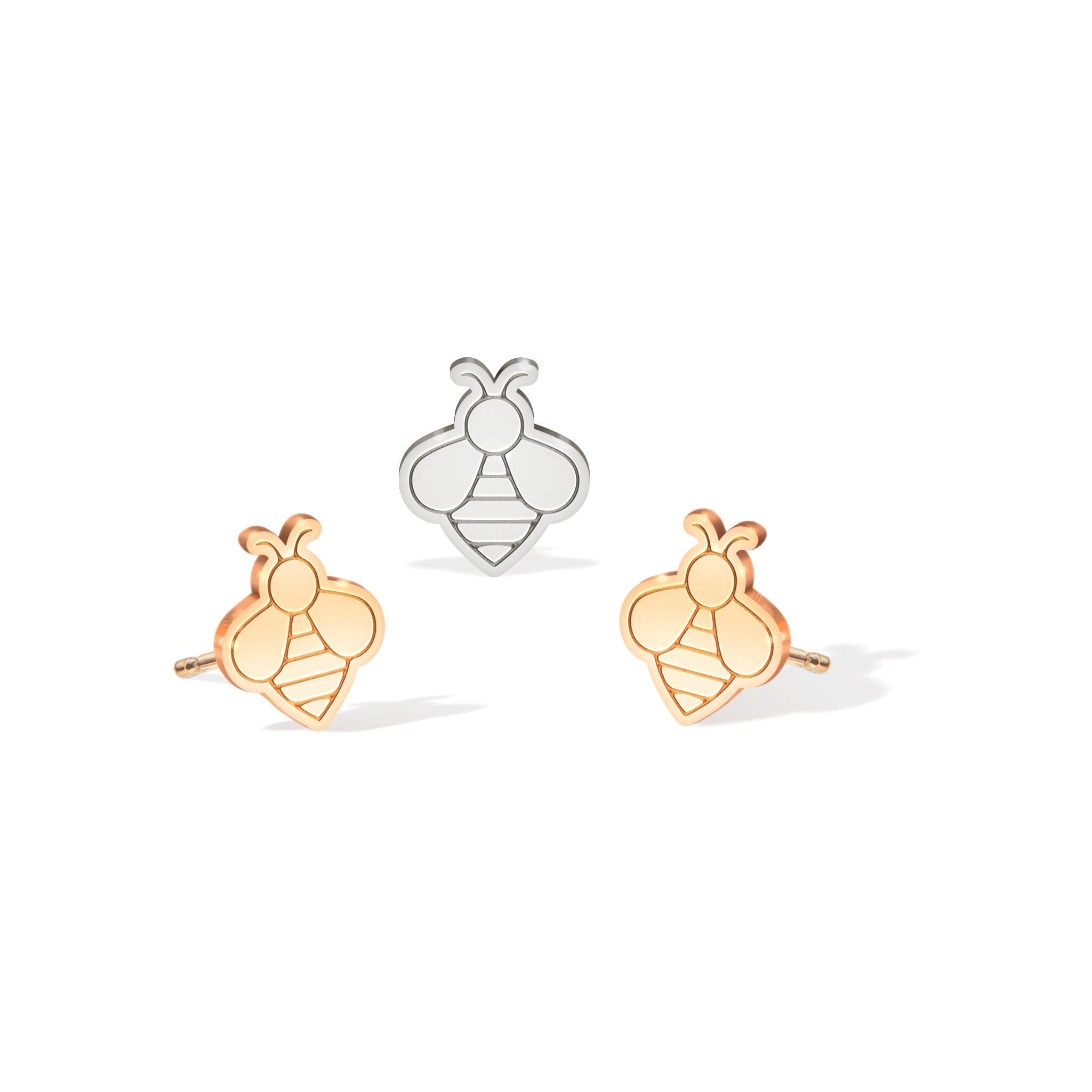 Honey Bee Stud Earrings