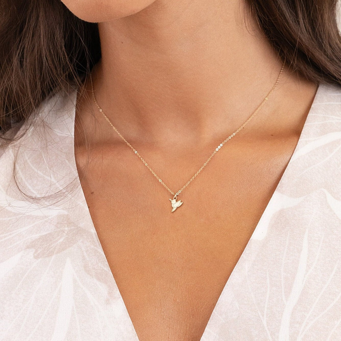 Hummingbird Pendant Necklace