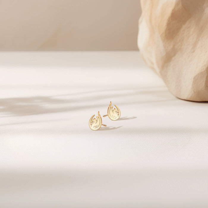Dragon Earrings Dainty