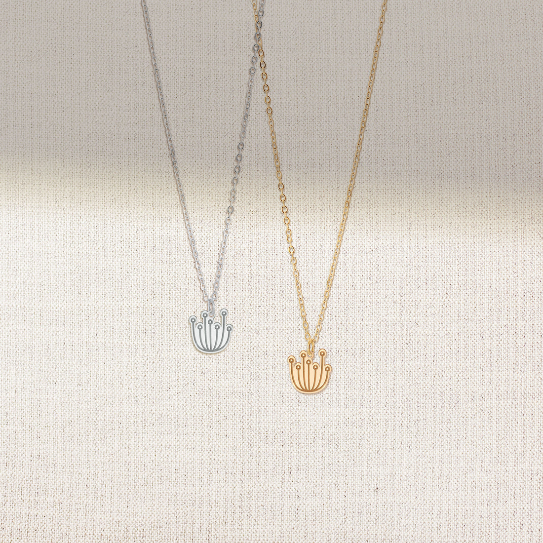 Enoki Mushroom Necklace