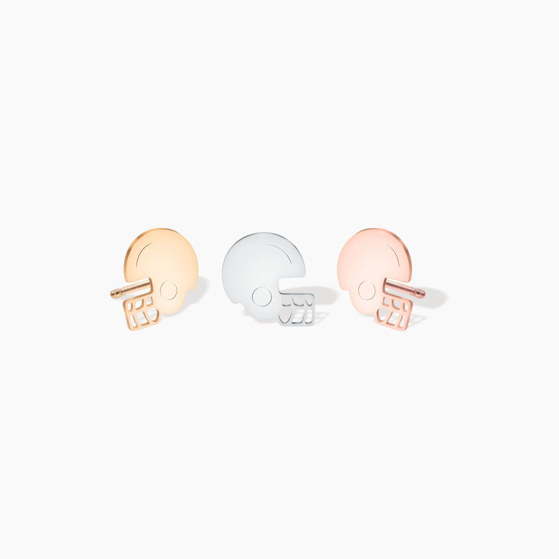 Football Helmet Stud Earrings