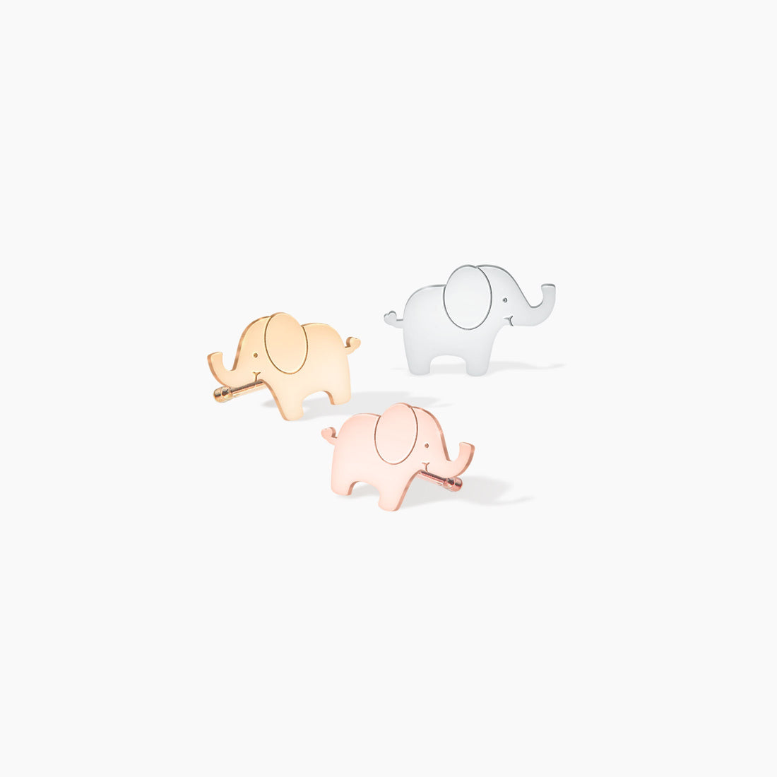 Dainty Elephant Earrings