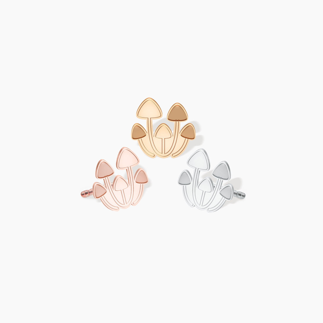 Cute Mushroom Stud Earrings