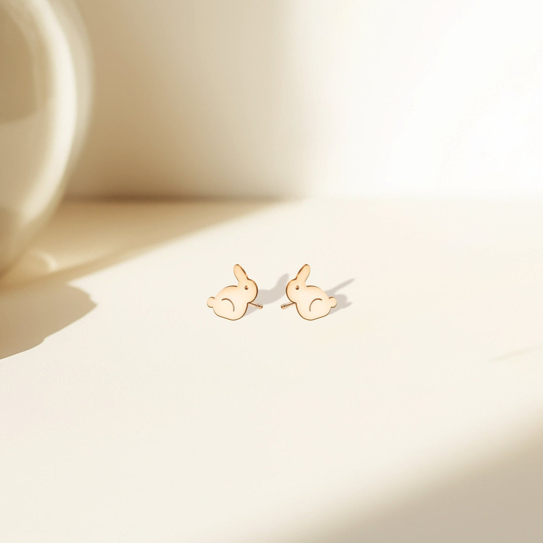 Bunny Charm Stud Earrings