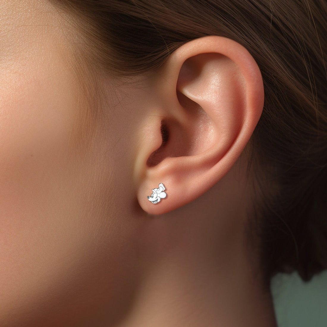 Minnie Mouse Stud Earrings