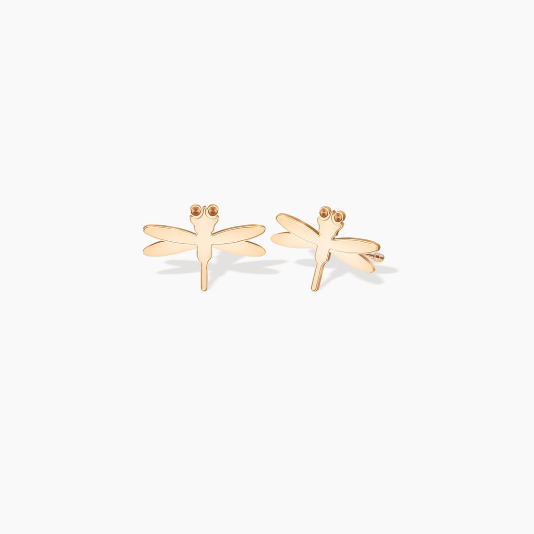 Dragonfly Charm Stud Earrings