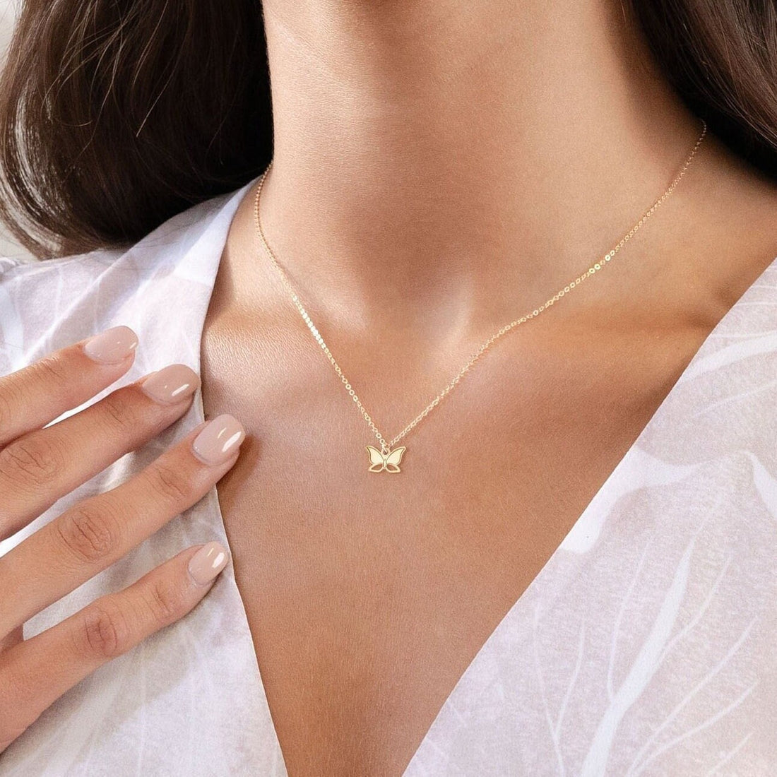 Butterfly Pendant Necklace