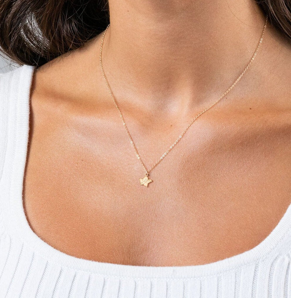 Orchid Flower Necklace
