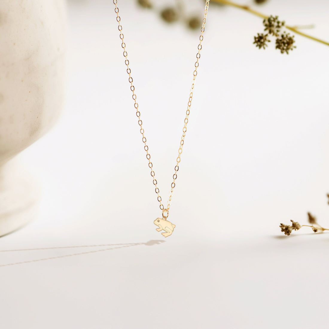 Frog Face Necklace