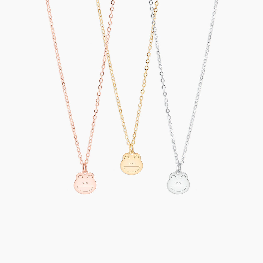 Frog Laughing Pendant Necklace