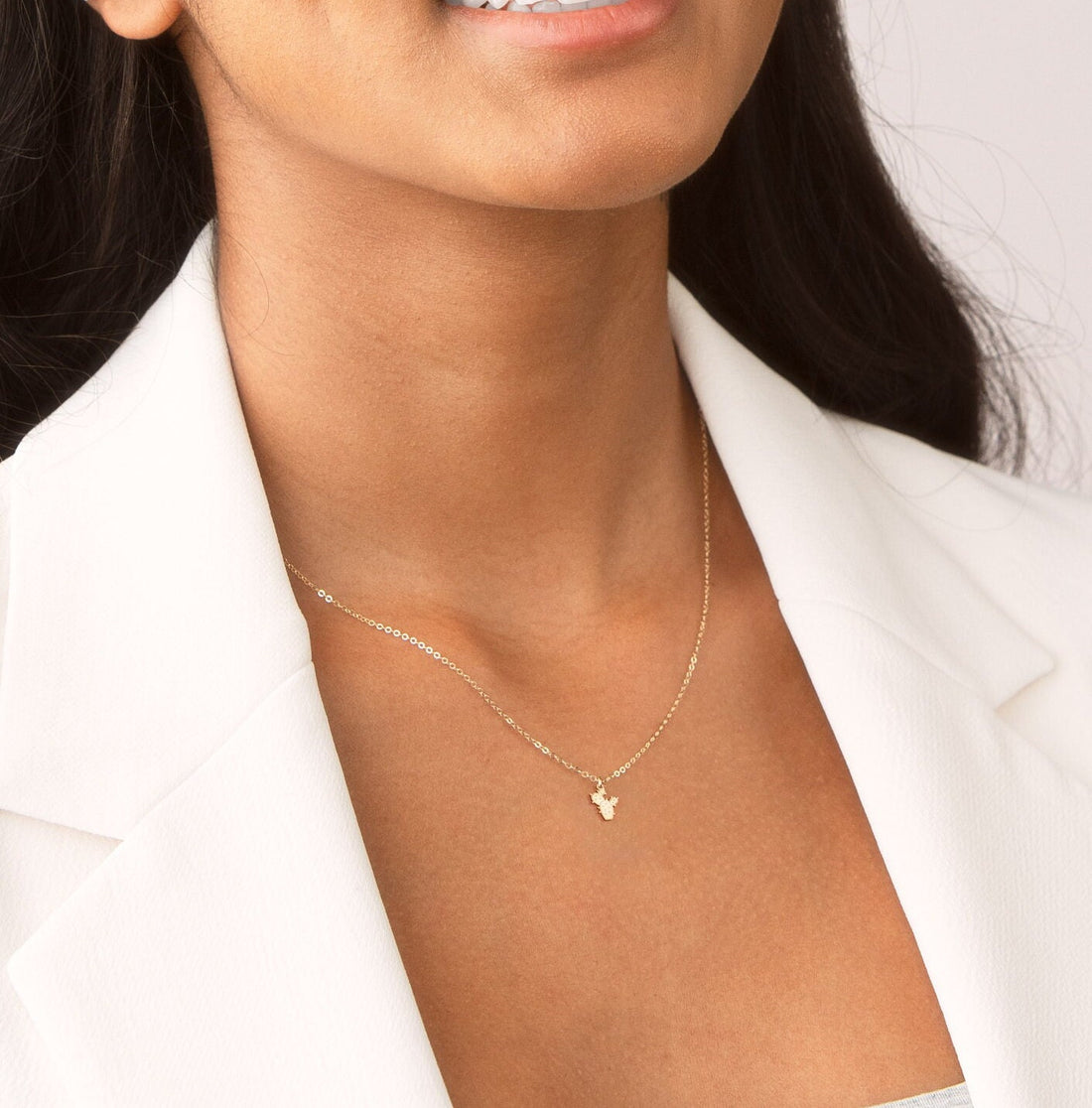 Cactus Pendant Necklace