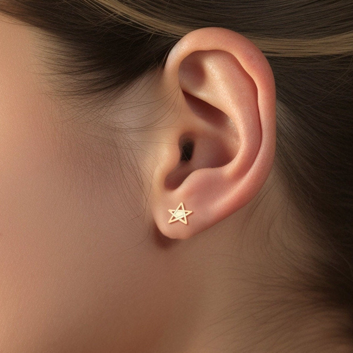 Star Stud Earrings