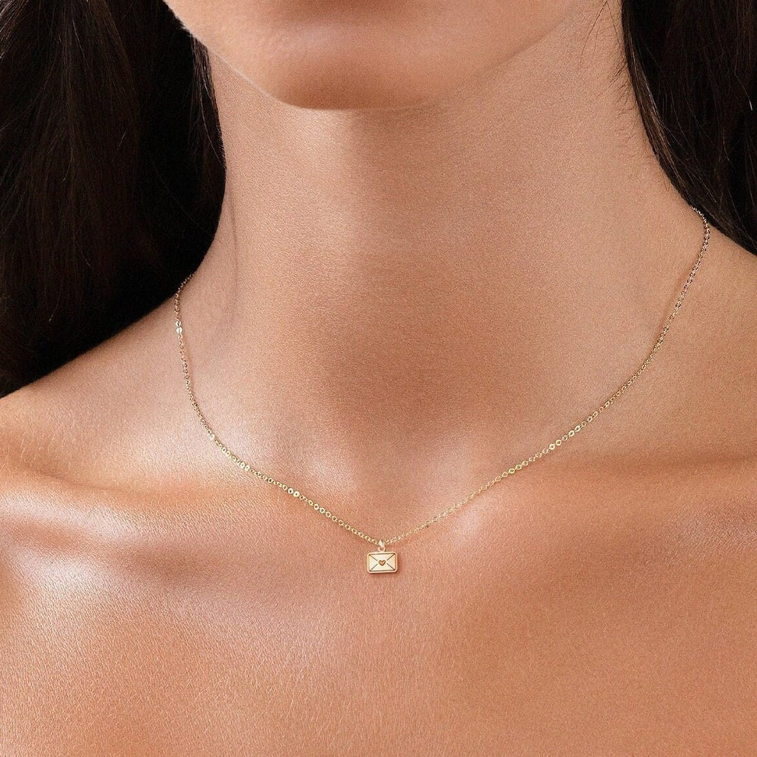 Love Letter Envelope Pendant Necklace