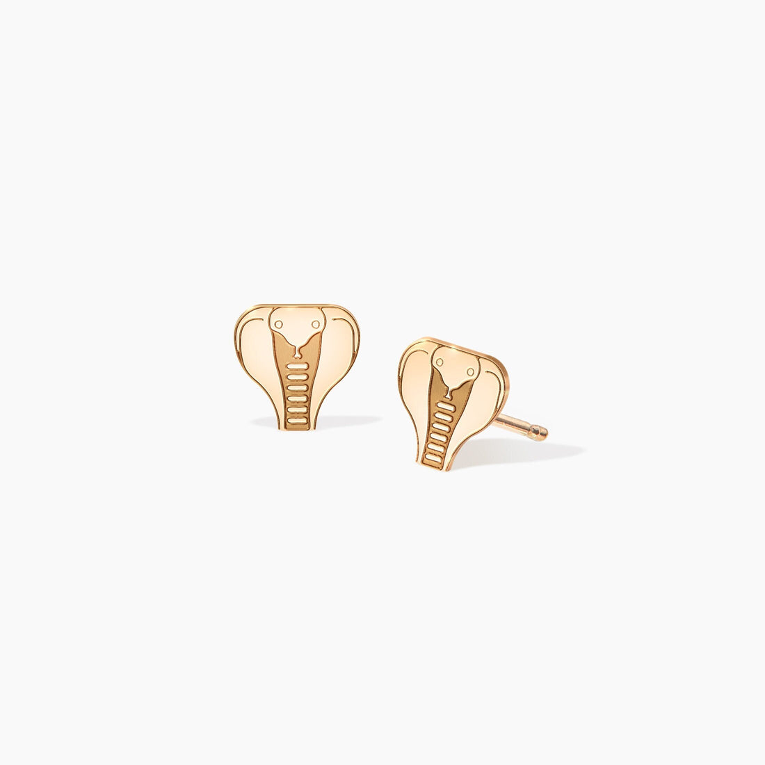 Cobra Snake Stud Earrings
