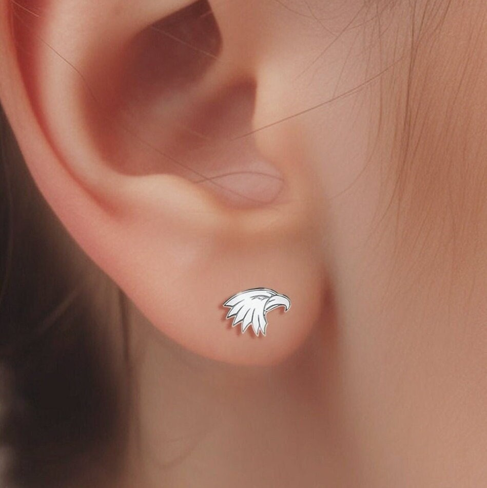 Eagle Head Stud Earrings