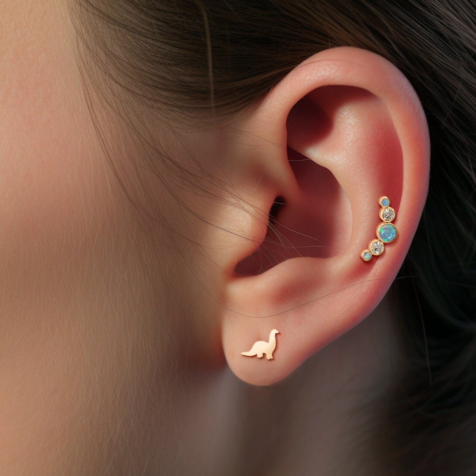 Brachiosaurus Stud Earrings