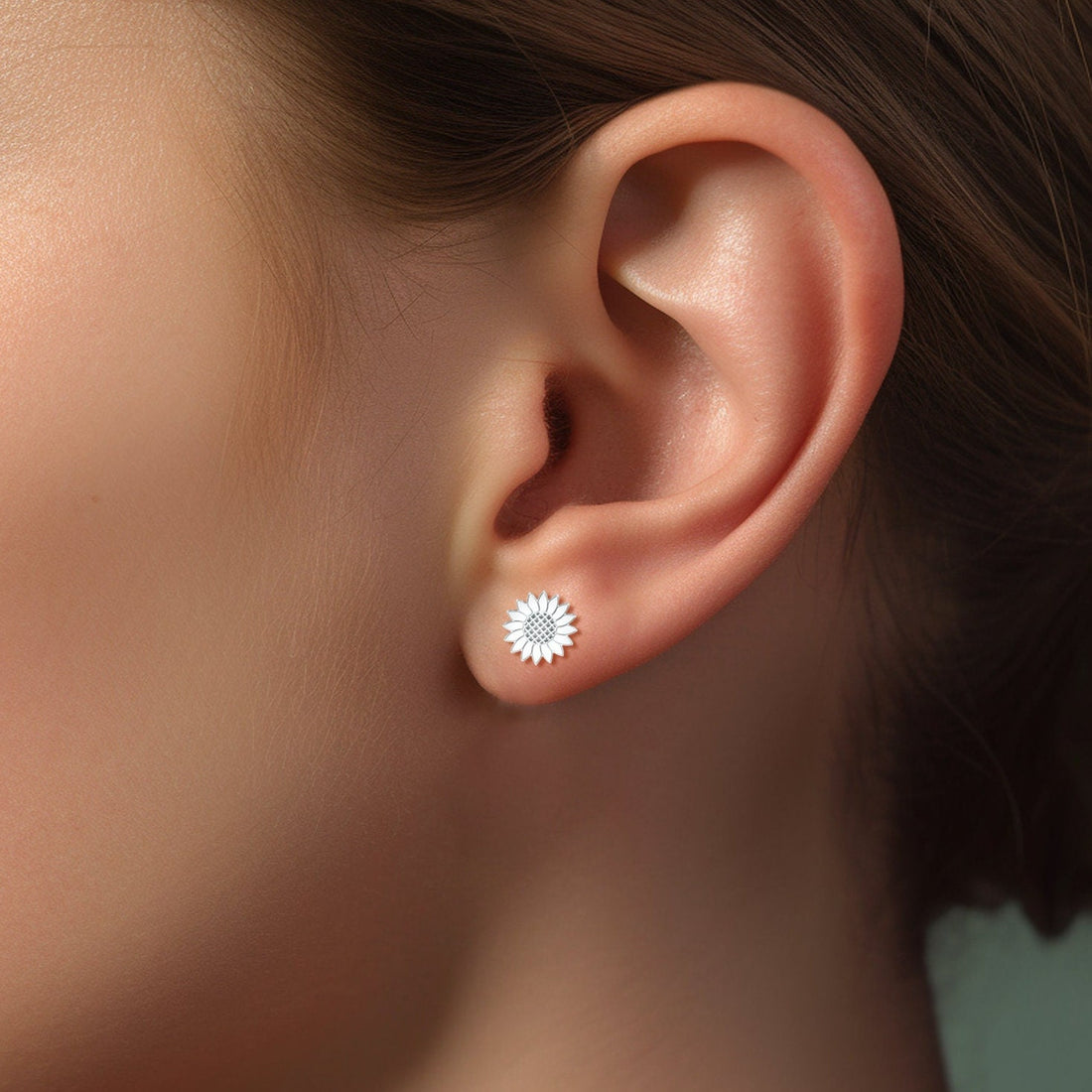 Sunflower Stud Earrings