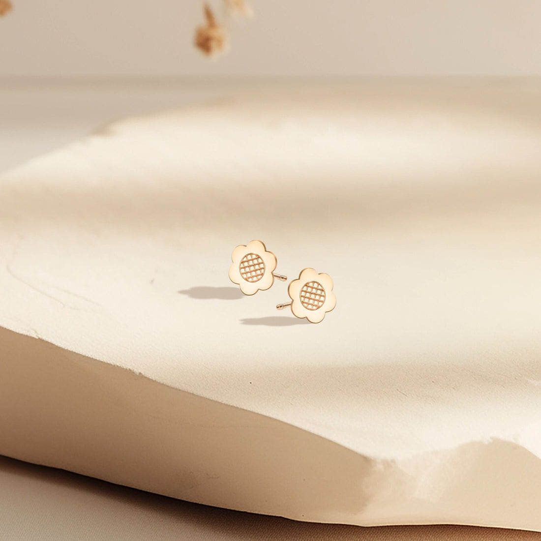 Sunflower Stud Earrings
