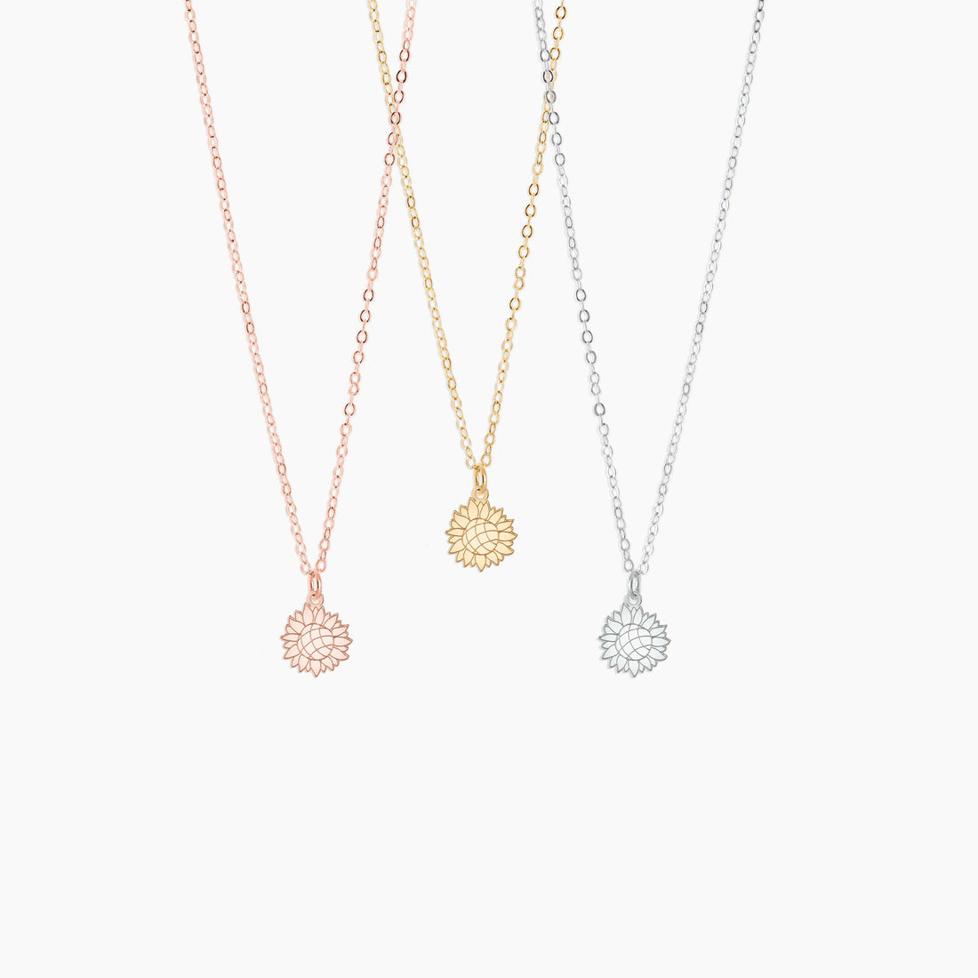 Sunflower Pendant Necklace