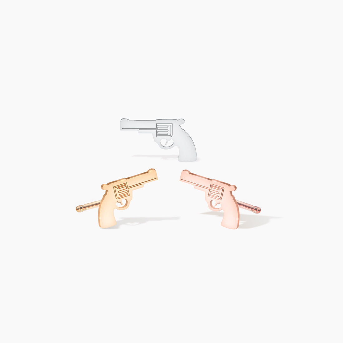 Cowboy Gun Earrings