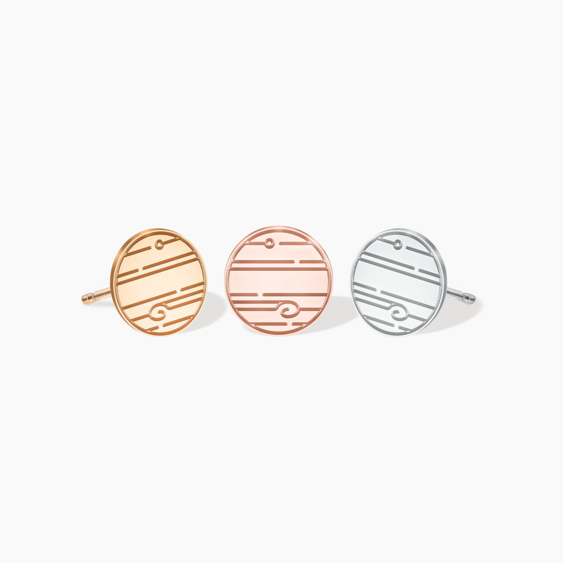 Jupiter Planet Stud Earrings