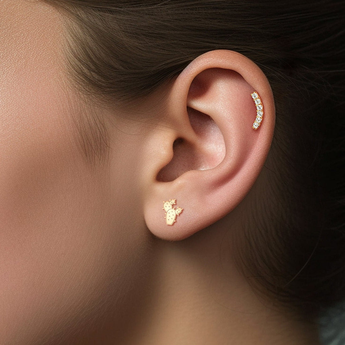 Cactus Earring Dainty