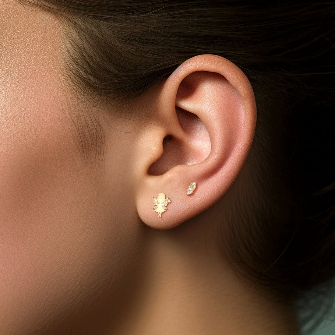 Fairy Charm Stud Earrings