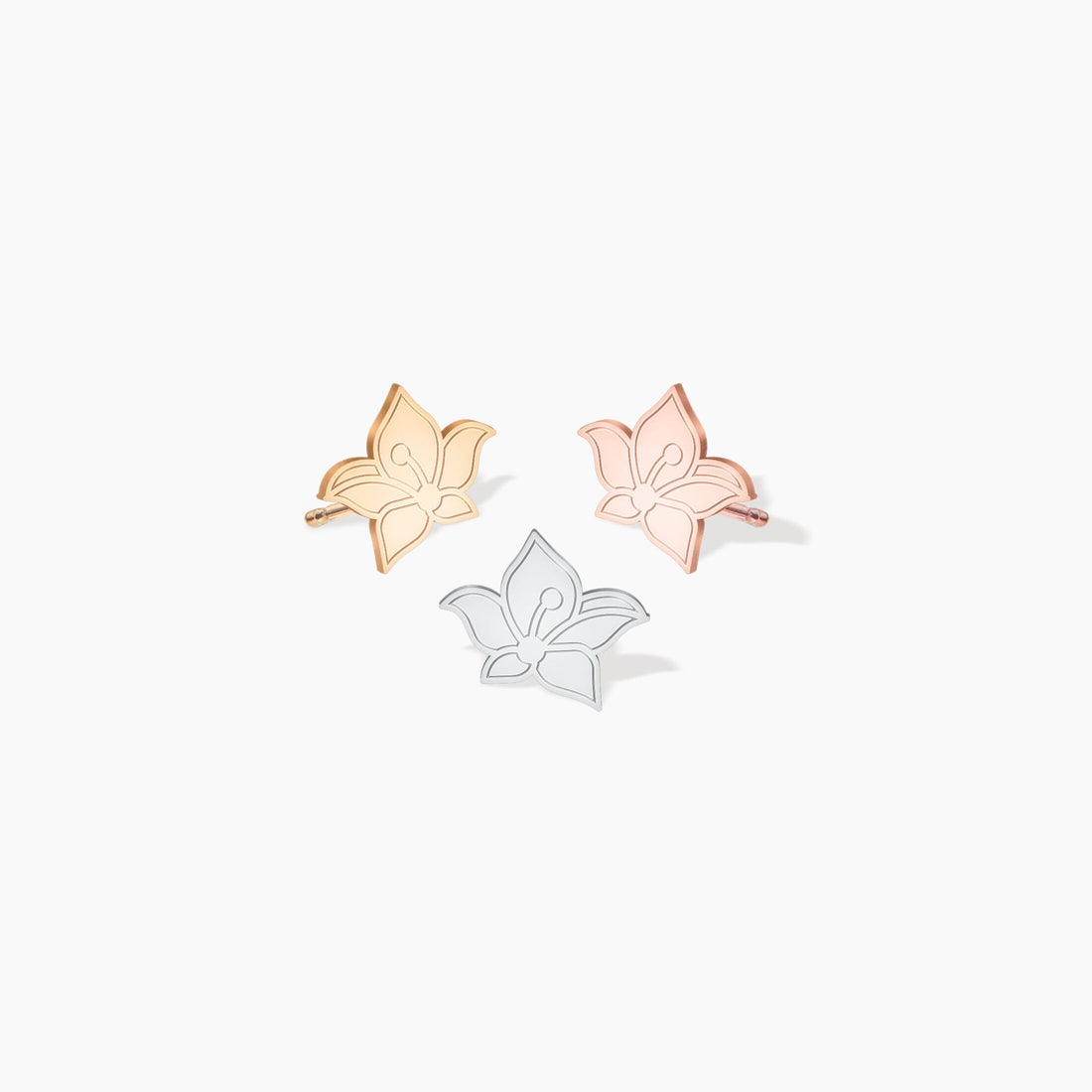 Lily Flower Stud Earrings