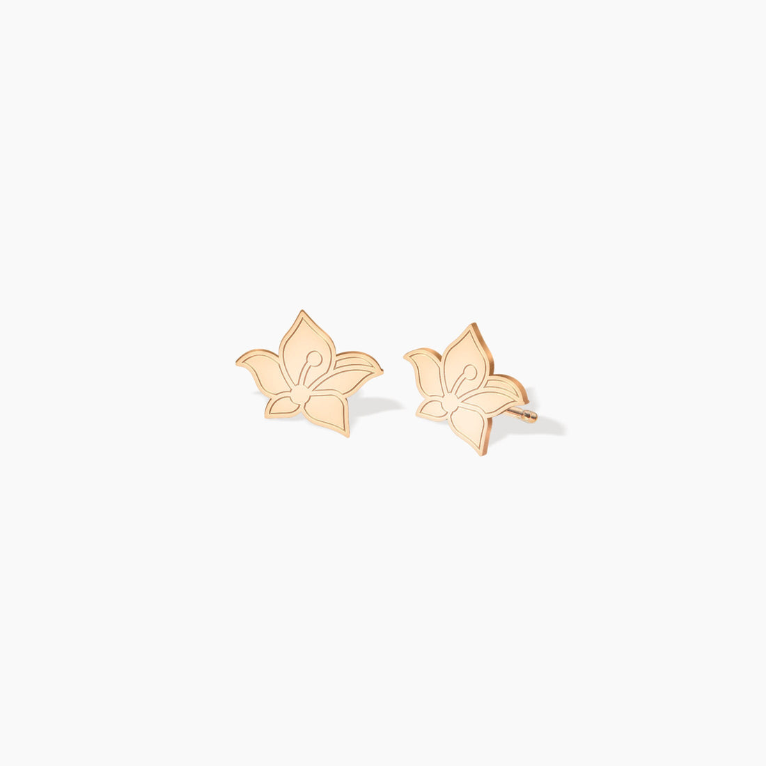 Lily Flower Stud Earrings