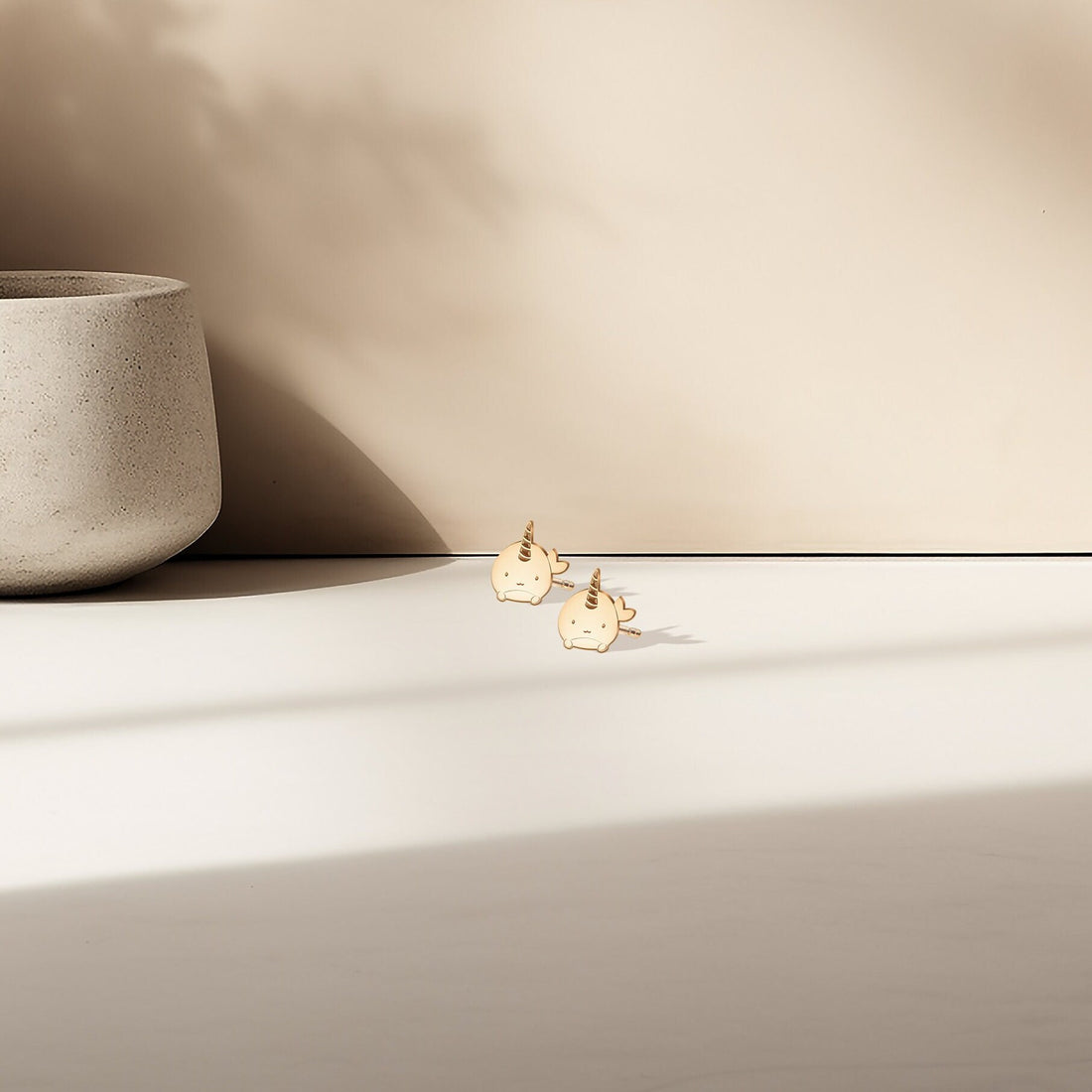 Whimsical Narwhal Earrings