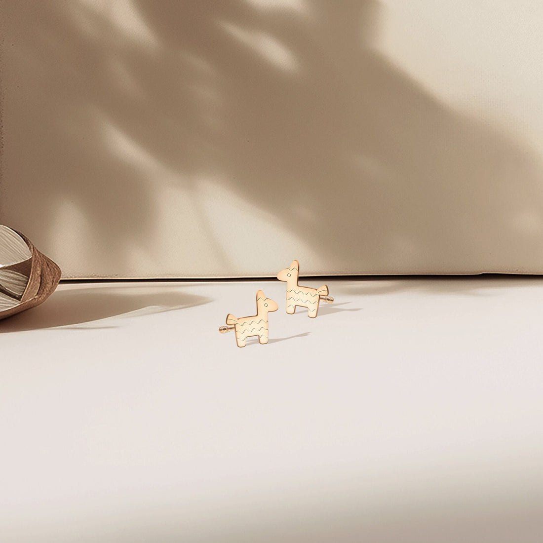 Pi Ata Charm Stud Earrings