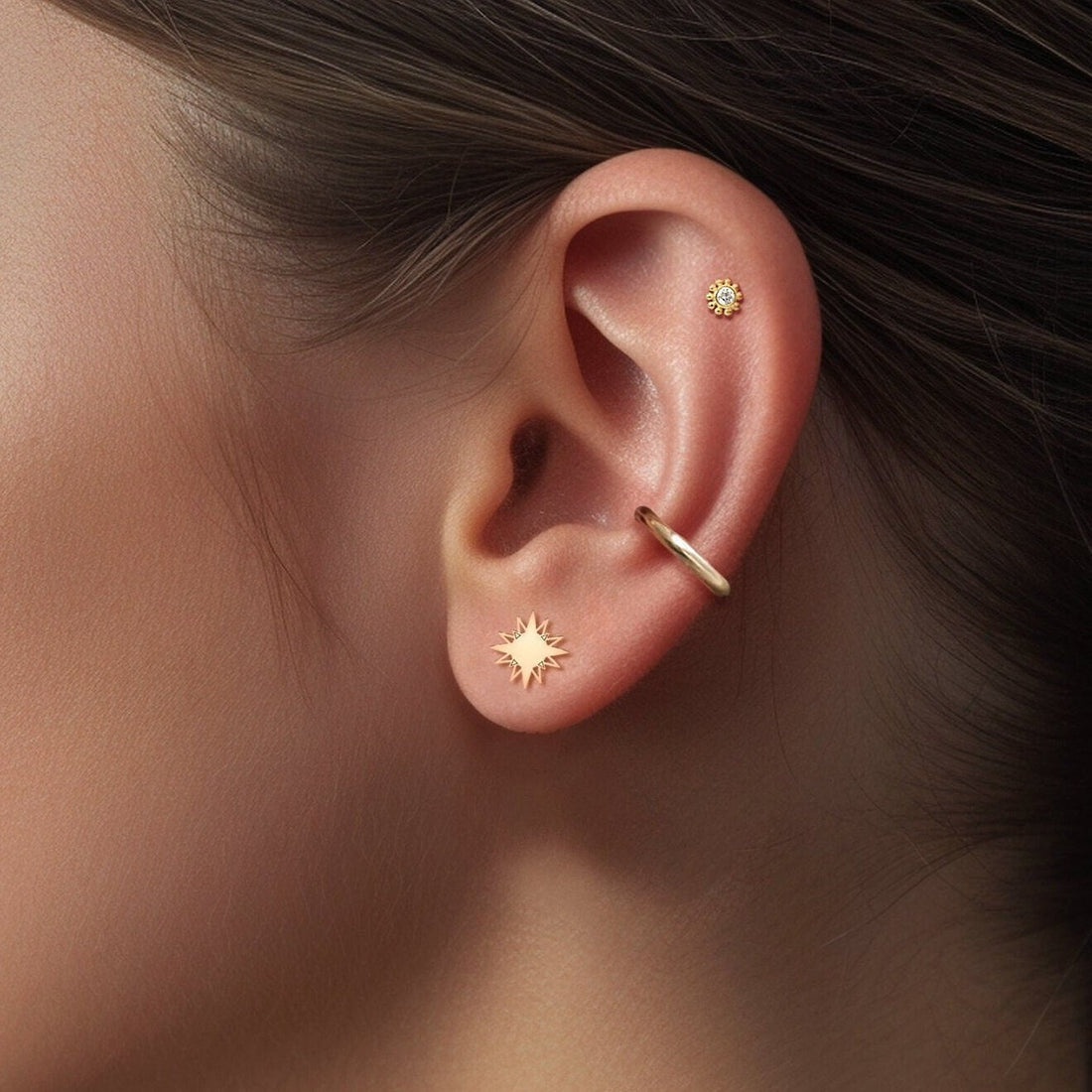 Starburst Stud Earrings