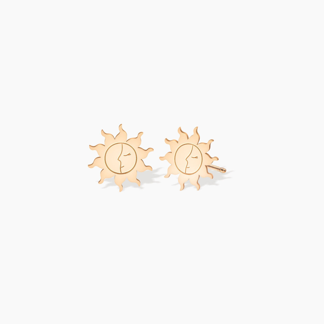 Starburst Charm Stud Earrings