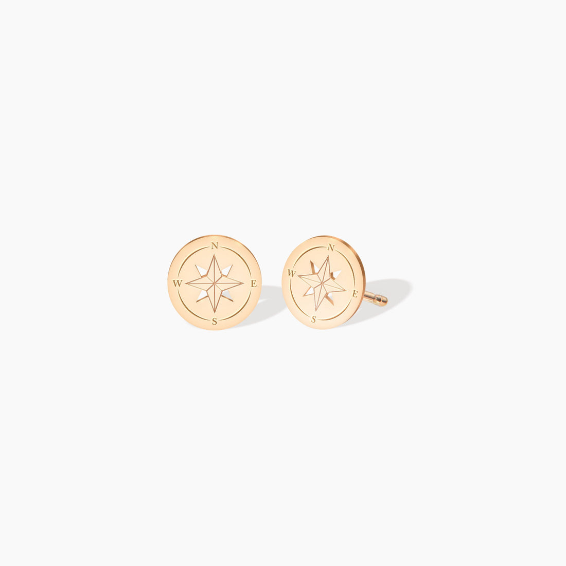 Gold Compass Stud