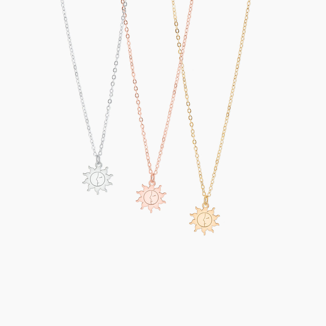 Celestial Sun Pendant Necklace