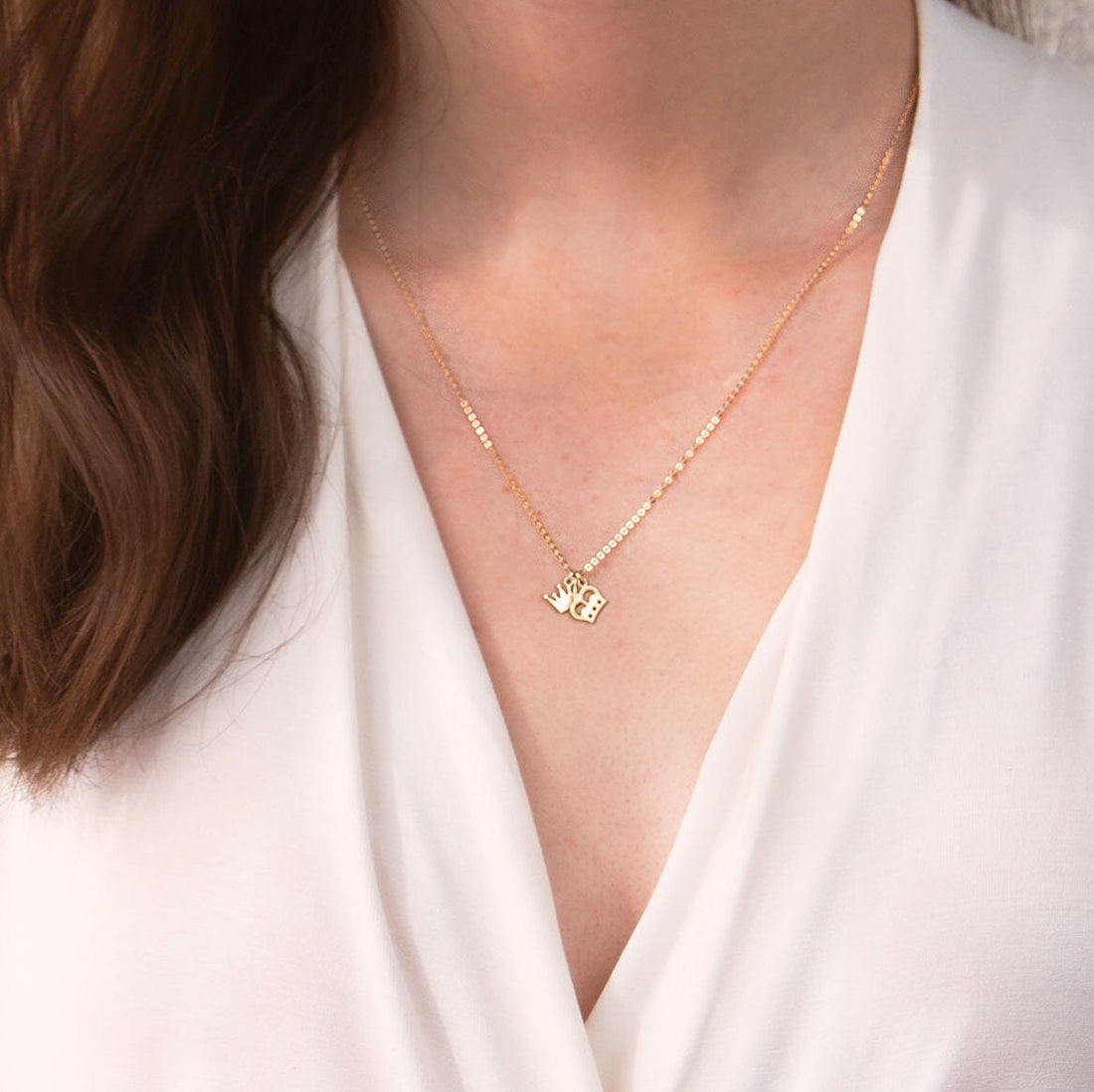 Crown Pendant Necklace