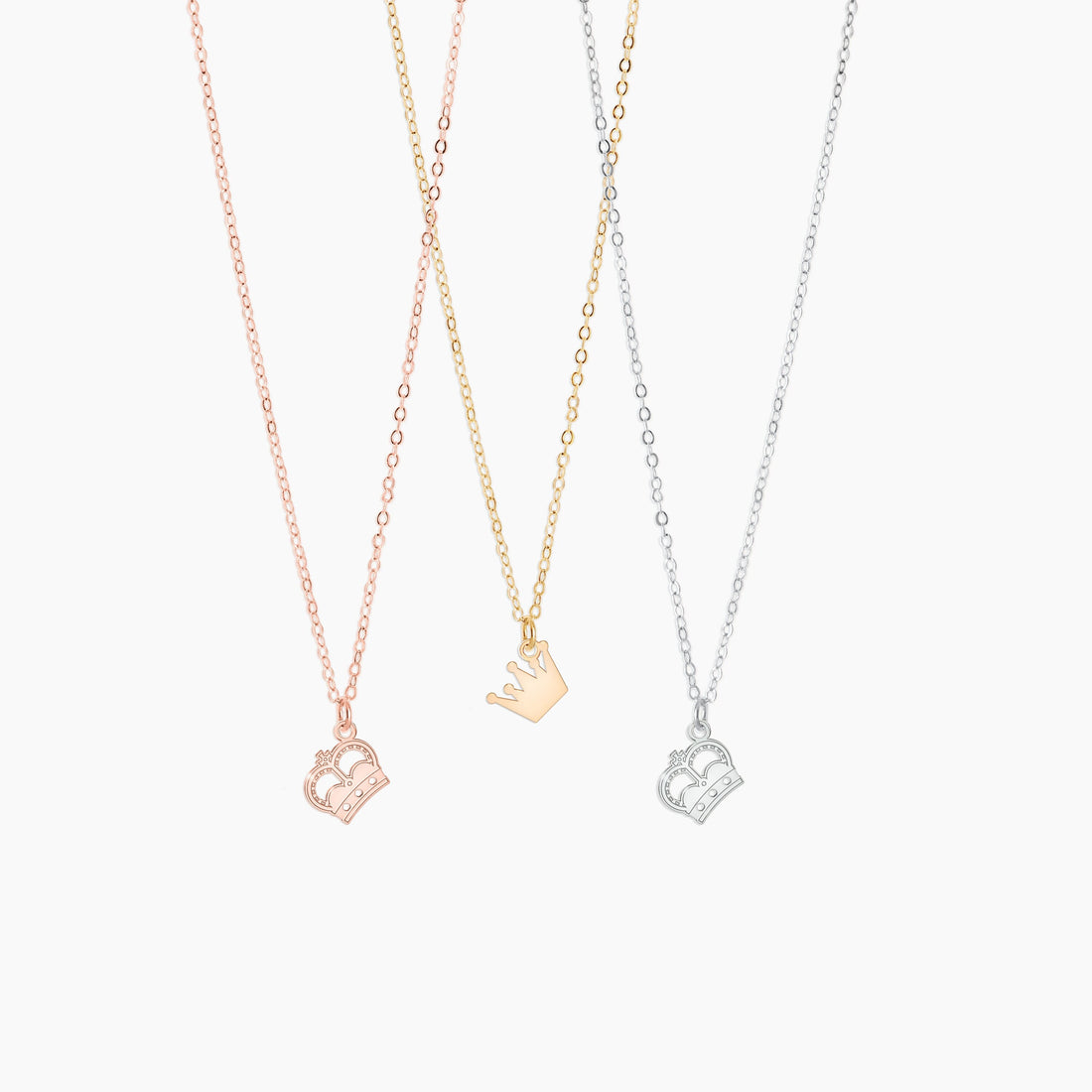 Crown Pendant Necklace
