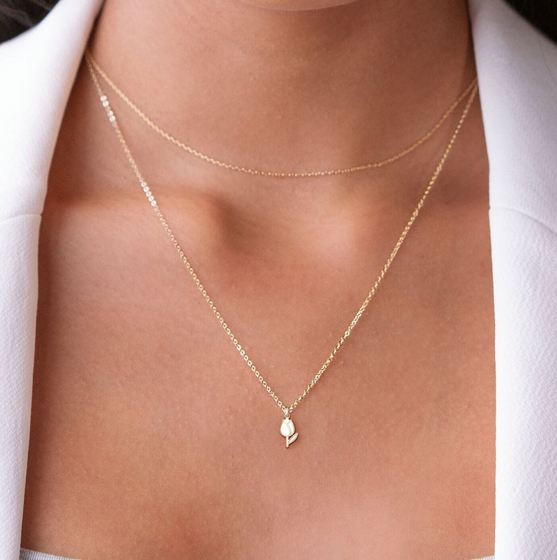 Tulip Pendant Necklace