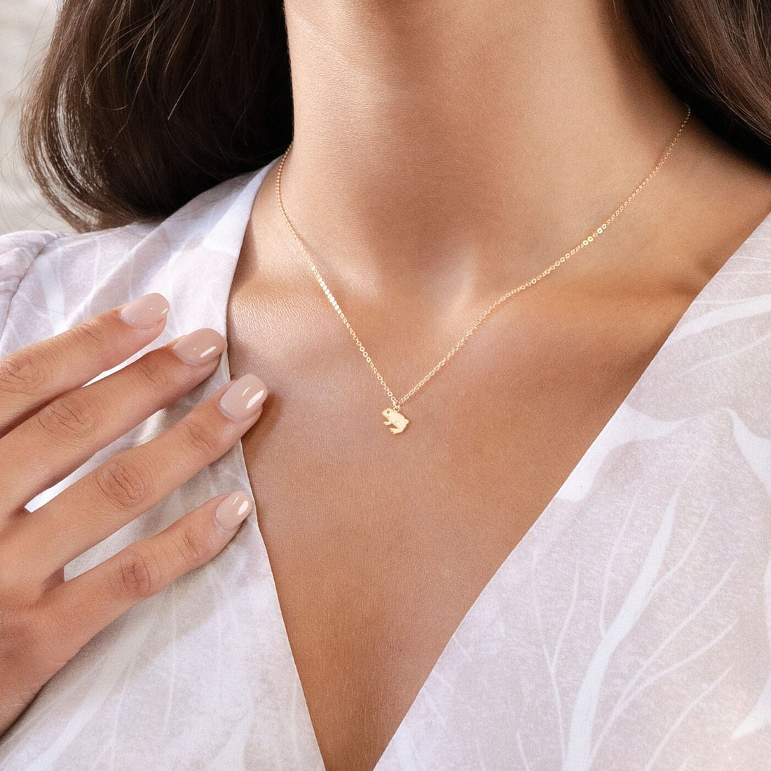 Frog Pet Pendant Necklace