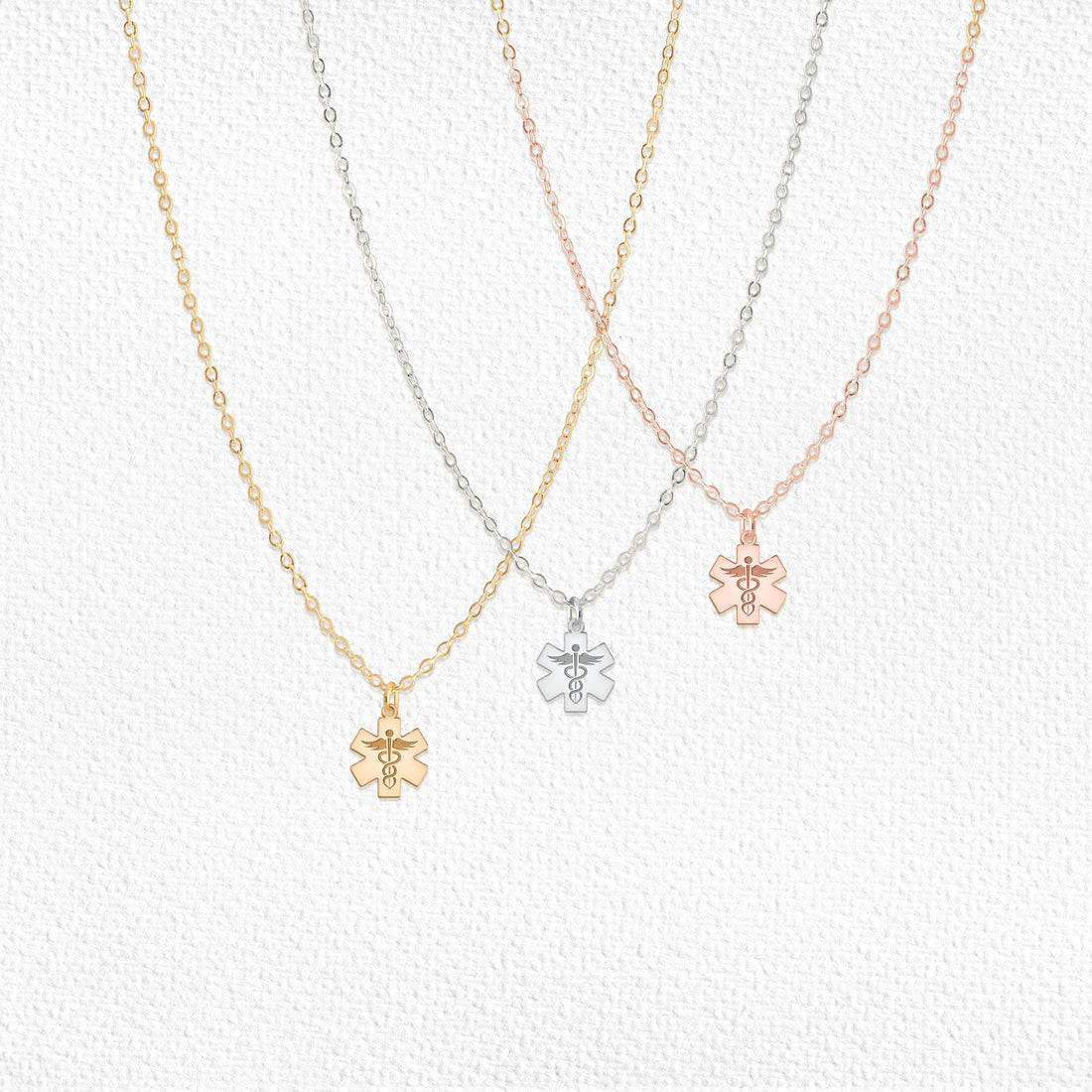 Dainty Caduceus Necklace