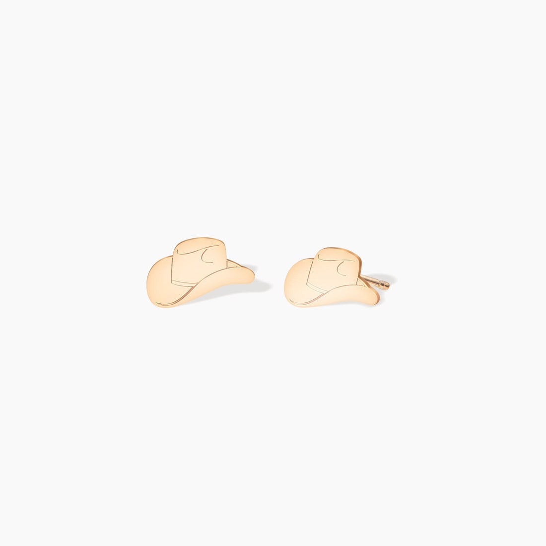 Cowboy Hat Stud Earrings