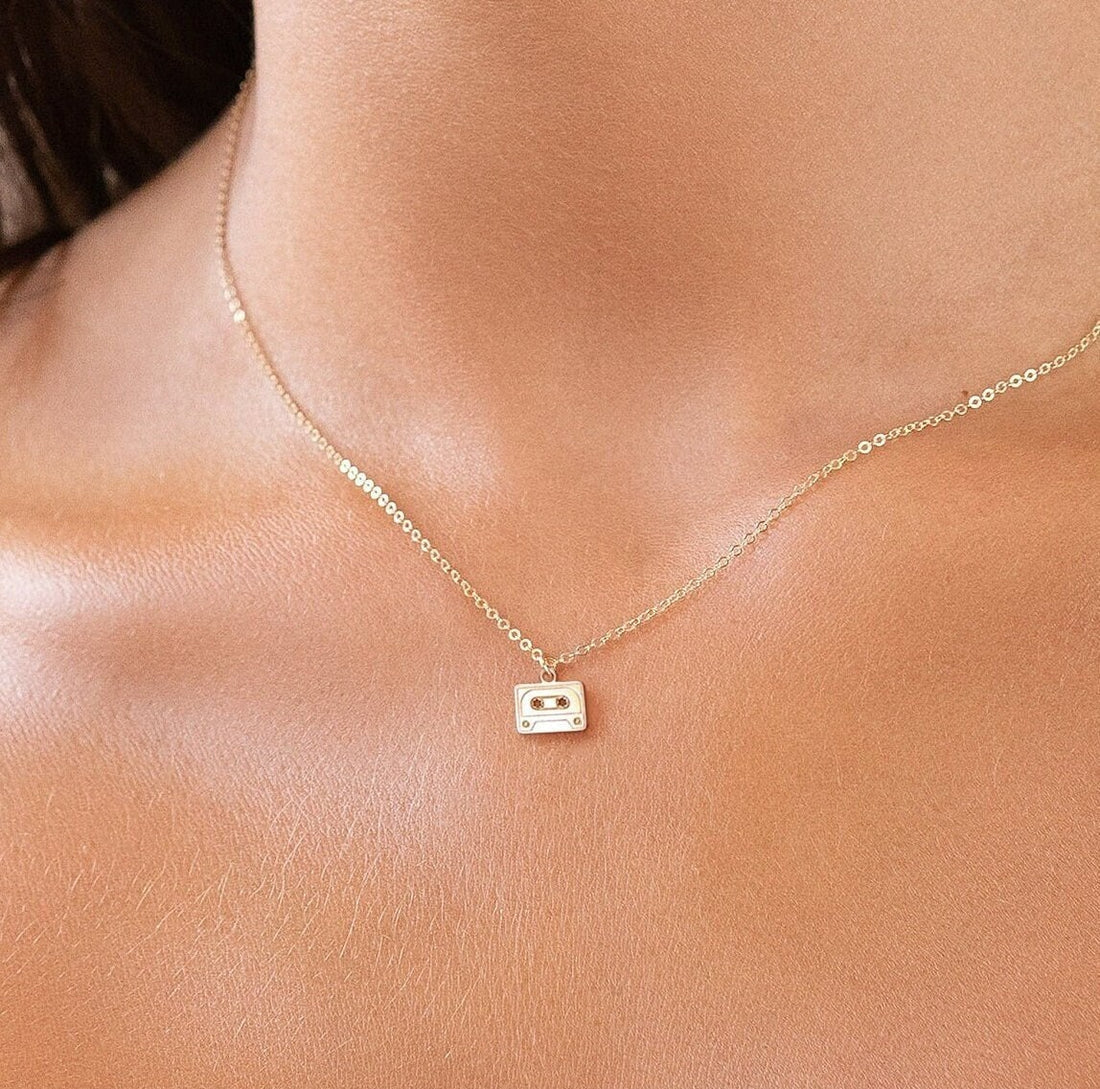 Cassette Tape Pendant Necklace