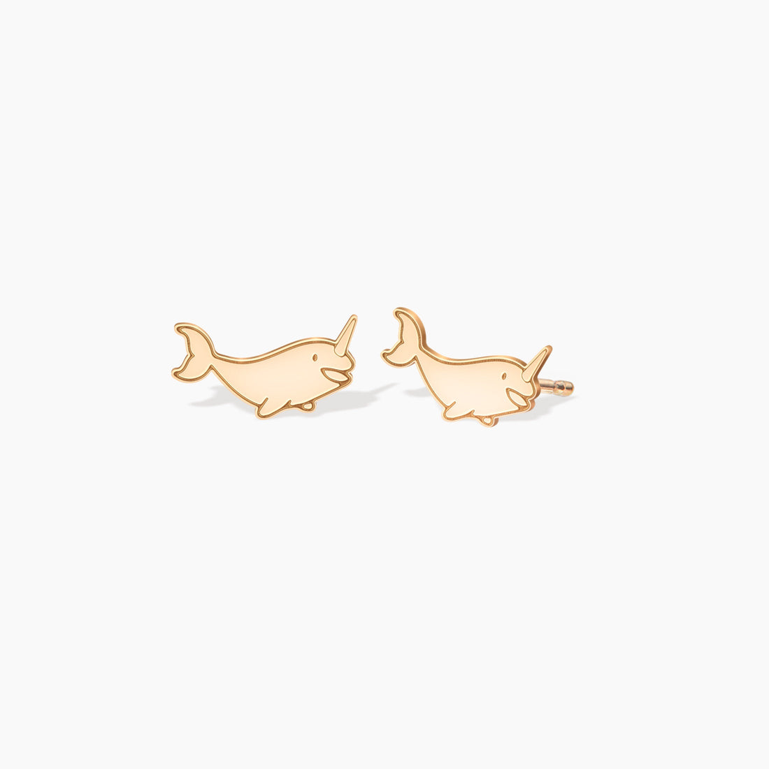Tiny Narwhal Earrings