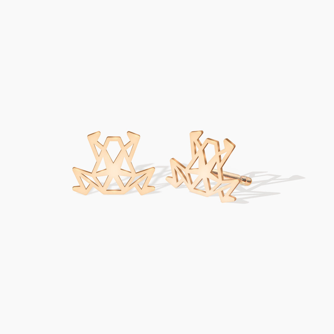 Frog Earrings Origami